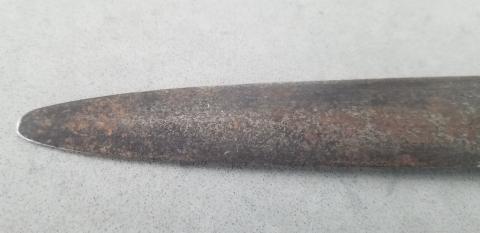 WW2 GERMAN NAZI RELIC FOUND SA DAGGER WITHOUT CROSSGUARDS AND SCABBARD