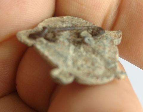 WW2 GERMAN NAZI RELIC FOUND WAFFEN SS GESTAPO POLIZEI POLICE BADGE