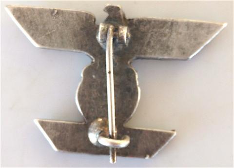 WW2 GERMAN NAZI SPANGE OF THE IRON CROSS FIRST CLASS UNMARKED MEDAL AWARD PIN
