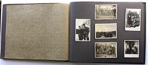 WW2 GERMAN NAZI SUPER RARE & UINIQUE WAFFEN SS PANZER GRENADIER FLAK GUN SPECIALIST PHOTOS ALBUM WITH OVER 60 PICTURES !