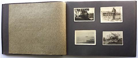 WW2 GERMAN NAZI SUPER RARE & UINIQUE WAFFEN SS PANZER GRENADIER FLAK GUN SPECIALIST PHOTOS ALBUM WITH OVER 60 PICTURES !