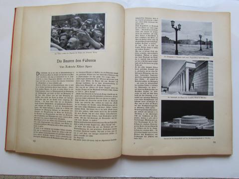 WW2 GERMAN NAZI THIRD REICH ADOLF HITLER NSDAP RARE CIGARETTE BOOK COMPLETE WITH ALL PHOTOS