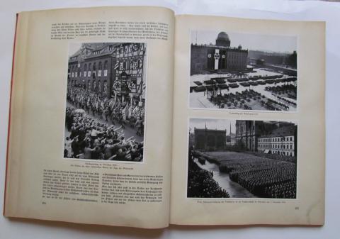 WW2 GERMAN NAZI THIRD REICH ADOLF HITLER NSDAP RARE CIGARETTE BOOK COMPLETE WITH ALL PHOTOS