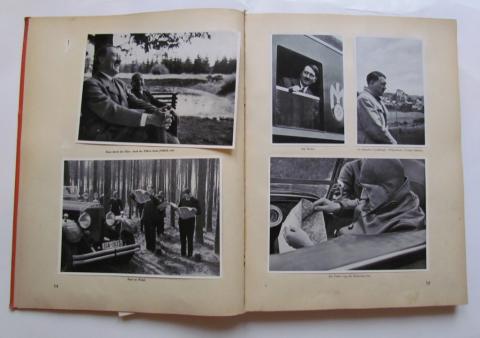 WW2 GERMAN NAZI THIRD REICH ADOLF HITLER NSDAP RARE CIGARETTE BOOK COMPLETE WITH ALL PHOTOS