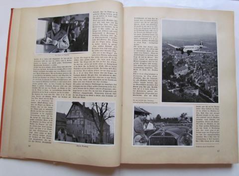 WW2 GERMAN NAZI THIRD REICH ADOLF HITLER NSDAP RARE CIGARETTE BOOK COMPLETE WITH ALL PHOTOS