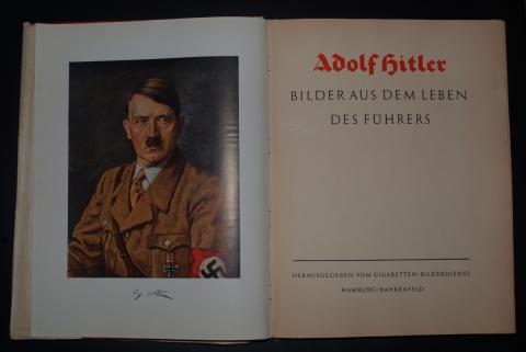 WW2 GERMAN NAZI THIRD REICH ADOLF HITLER NSDAP RARE CIGARETTE BOOK WITH ORIGINAL PHOTOS