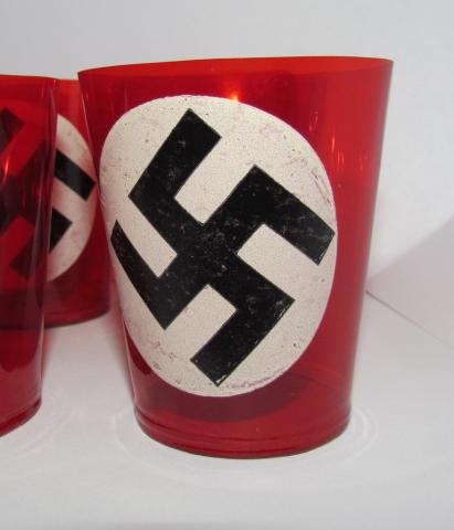 WW2 GERMAN NAZI THIRD REICH ADOLF HITLER PARTY NSDAP CUP CANDLE HOLDER FOR CELEBRATION AND THEN FUNERAL