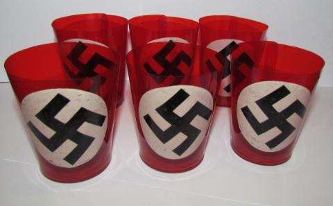 WW2 GERMAN NAZI THIRD REICH ADOLF HITLER PARTY NSDAP CUP CANDLE HOLDER FOR CELEBRATION AND THEN FUNERAL