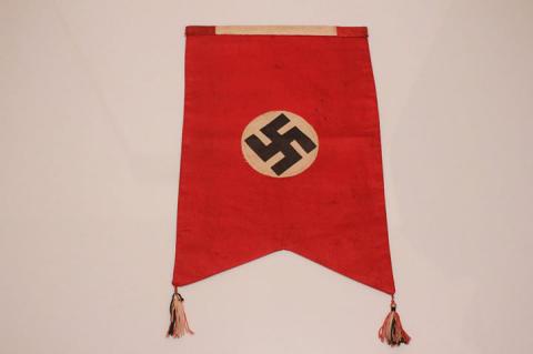 WW2 GERMAN NAZI VERY EARLY NSDAP THIRD REICH FLAG PENNANT DATED 1934