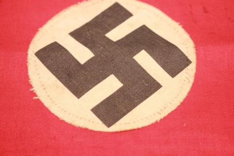 WW2 GERMAN NAZI VERY EARLY NSDAP THIRD REICH FLAG PENNANT DATED 1934