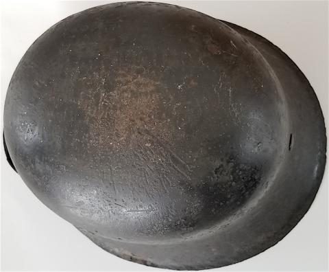 WW2 GERMAN NAZI VERY NICE M42 SINGLE DECAL WAFFEN SS COMPLETE SS-BLACK HELMET WITH AMAZING LINER PATINA, MATCHED CHINSTRAP AND 70% DECAL REMAIN WW2 GERMAN NAZI VERY NICE M42 SINGLE DECAL WAFFEN SS COMPLETE SS-BLACK HELMET WITH AMAZING LINER PATINA, MATCHED CHINSTRAP AND 70% DECAL REMAIN