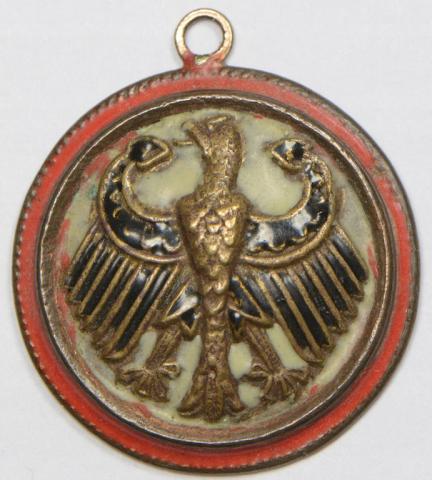 WW2 GERMAN NAZI VERY NICE NAZI NSDAP ADOLF HITLER PARTISAN PENDANT WITH ...