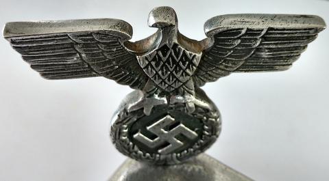 WW2 GERMAN NAZI VERY RARE AND NICE DESKTOP NSDAP THIRD REICH NAZI PARTY METAL ASSRAY WOW