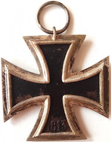 WW2 GERMAN NAZI VERY RARE AND UNIQUE IRON CROSS SECOND CLASS AWARD MEDAL WITH WAFFEN SS STURMMANN NORDLAND REGIMENT NAMED ENVELOPPE ETUI EK2
