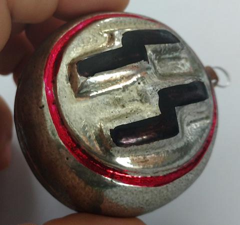 WW2 GERMAN NAZI VERY RARE WAFFEN SS CHRISTMAS ORNEMENT