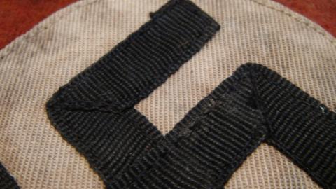 WW2 GERMAN NAZI WAFFEN SS ALLGEMEINE BLACK UNIFORMS ARMBAND TUNIC REMOVED