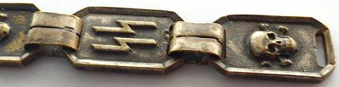 WW2 GERMAN NAZI WAFFEN SS DAGGER EXTREMELY RARE CHAIN PART TYPE 1 FOR EARLY CHAINED SS DAGGER