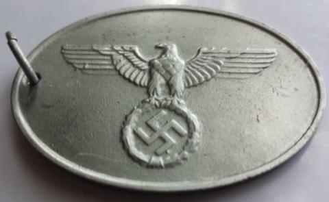 WW2 GERMAN NAZI WAFFEN SS GESTAPO KRIMINAL POLICE METAL ID BERLIN AUSWEIS
