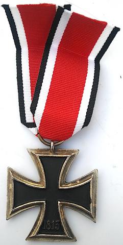 WW2 GERMAN NAZI WAFFEN SS OR WEHRMACHT IRON CROSS SECOND CLASS WITH ORIGINAL ENVELOPPE 1939 AWARD OF THE THIRD REICH