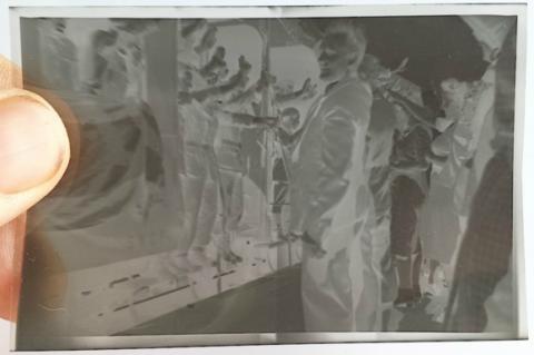 WW2 GERMAN NAZI WAFFEN SS PANZER DIVISION RARE NEGATIVE PHOTO WH