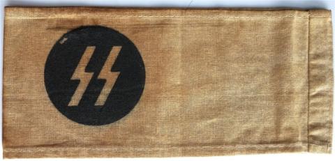 WW2 GERMAN NAZI WAFFEN SS PANZER TOTENKOPF DIVISION ARMBAND THIRD REICH