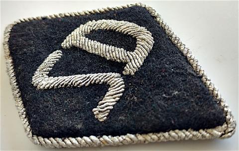 WW2 GERMAN NAZI WAFFEN SS - SD OFFICER’S SLEEVE DIAMOND INSIGNIA TUNIC REMOVED PATCH BADGE WH