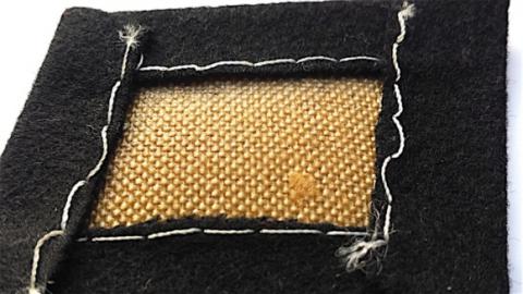 WW2 GERMAN NAZI WAFFEN SS TOTENKOPF CONCENTRATION CAMP GUARD MATCHED COLLAR TABS