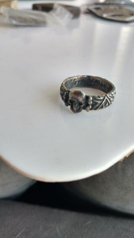 WW2 GERMAN NAZI WAFFEN SS TOTENKOPF FAMOUS HIMMLER HONOR RING REPLIKA