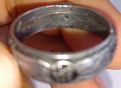 WW2 GERMAN NAZI WAFFEN SS TOTENKOPF HIMMLER HONOUR RING SS-Ehrenring  ** REPLIKA**