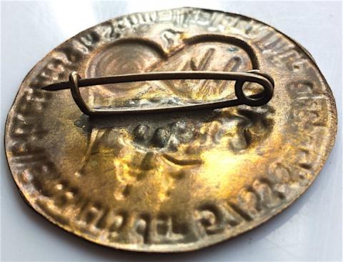 WW2 GERMAN NAZI WAFFEN SS TOTENKOPF STANDARTE COMMEMORATIVE PIN 