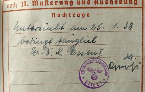 WW2 GERMAN NAZI WEHRMACHT SOLDIER WEHRPASS ID BOOK FROM KRIEGSMARINE DIVISION