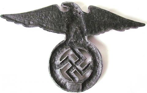 WW2 GERMAN NICE EARLY NSDAP NAZI PARTY III REICH WALL - DOOR DIECAST EAGLE