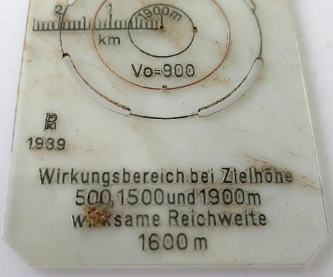 WW2 GERMAN ORIGINAL RARE THIRD REICH LUFTWAFFE FLAK PRACTICE TARGET LW WH SS TK