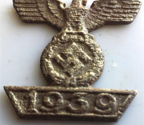 WW2 VERY RARE GERMAN NAZI WEHRMACHT AND WAFFEN SS 2ND CLASS SPANGE RELIC FOUND AWARD CROSS