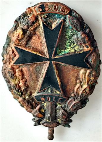 WWI GERMAN pre nazi RARE Selbstschutz Bataillon Wolf WEREWOLF S.S.O.S ORDER HONOR BADGE WWI GERMAN pre nazi RARE Selbstschutz Bataillon Wolf WEREWOLF S.S.O.S ORDER HONOR BADGE
