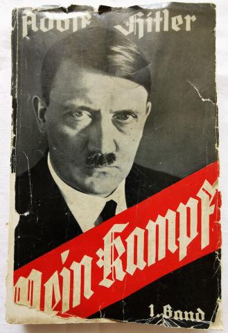 1939 MEIN KAMPF ADOLF HITLER THIRD REICH LEADER BOOK