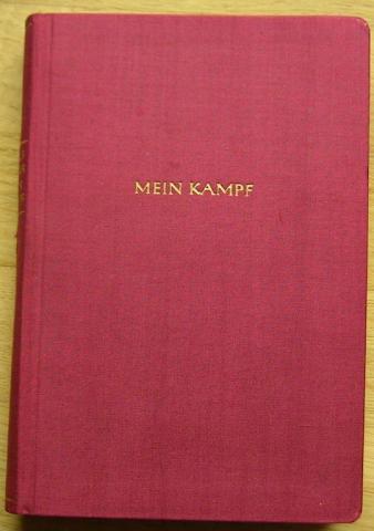 1941 MEIN KAMPF ADOLF HITLER BOOK FELDPOST EDITION WITH ORIGINAL BOX OF ISSUE (VERY RARE)