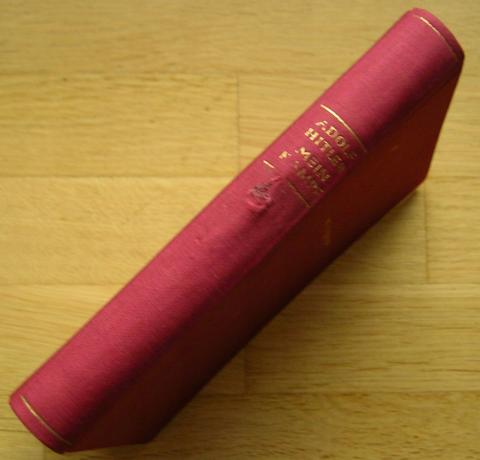 1941 MEIN KAMPF ADOLF HITLER BOOK FELDPOST EDITION WITH ORIGINAL BOX OF ISSUE (VERY RARE)