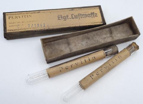 Pervitin tube original case crystal meth drug third reich adolf hitler for sale