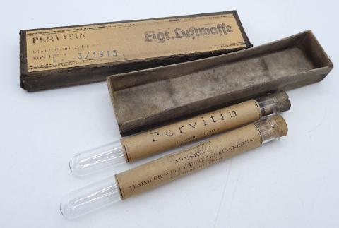 Pervitin tube original case crystal meth drug third reich adolf hitler for sale