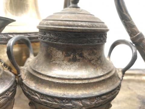 Berghof ruins AH monogram Adolf Hitler personal silverware original for sale a vendre