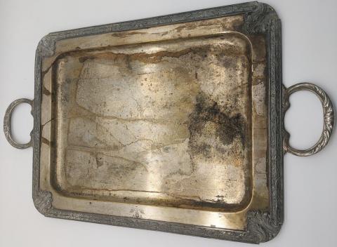 Berghof ruins AH monogram Adolf Hitler personal silverware original for sale a vendre