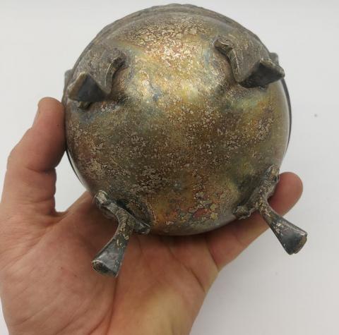 Berghof ruins AH monogram Adolf Hitler personal silverware original for sale a vendre