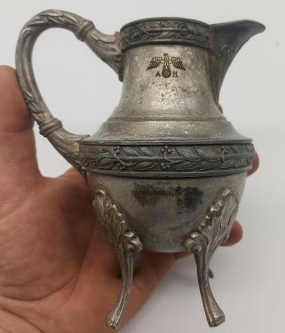 Berghof ruins AH monogram Adolf Hitler personal silverware original for sale a vendre