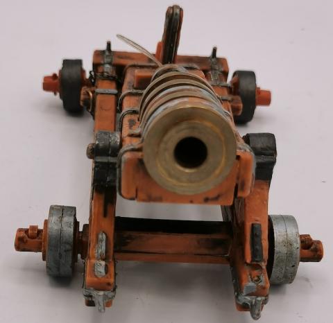 Elastolin 9800 haufnitze medieval cannon - TOY HAUSSER LINEOL OLD WW2 SOLDIER SS