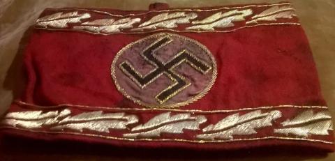 HIGH RANK GENERAL OFFICE NSDAP ADOLF HITLER REICH TUNIC ARMBAND ORIGINAL