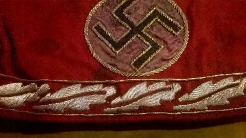 HIGH RANK GENERAL OFFICE NSDAP ADOLF HITLER REICH TUNIC ARMBAND ORIGINAL