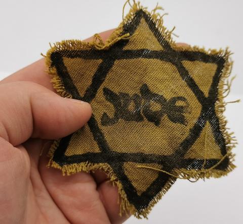 JEWISH JEW HOLOCAUST STAR OF DAVID HAND MADE JUDE VARIATION GERMANY