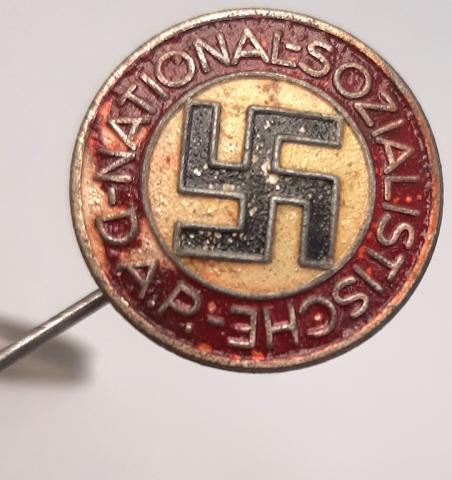 war militaria dealer NSDAP SUDETENLAND CZECH MEMBERSHIP HITLER PINS