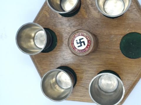 NSDAP Adolf Hitler High Leaders silverware set ah monogram berghof original for sale